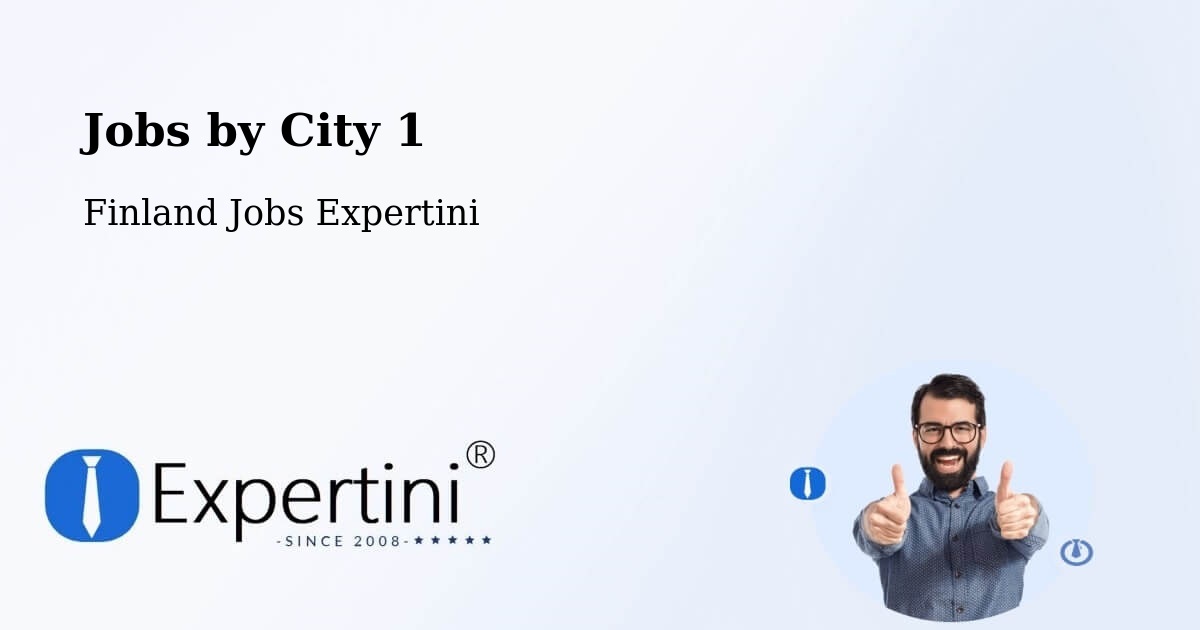 City Jobs in Finland - Expertini