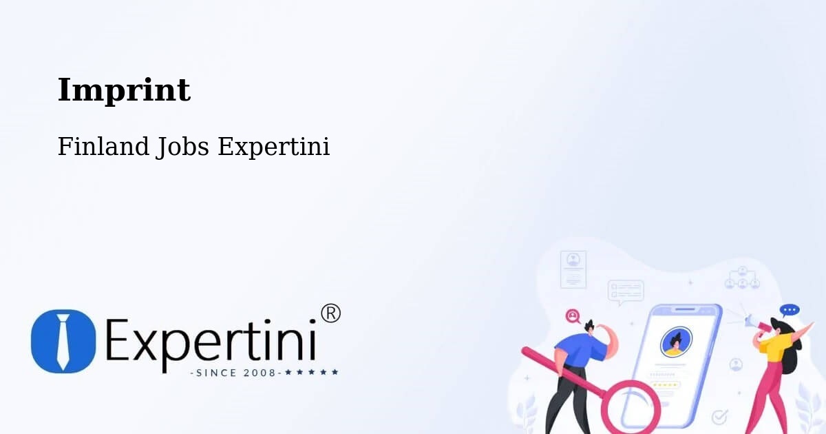 Imprint – Juuka - Finland Jobs Expertini